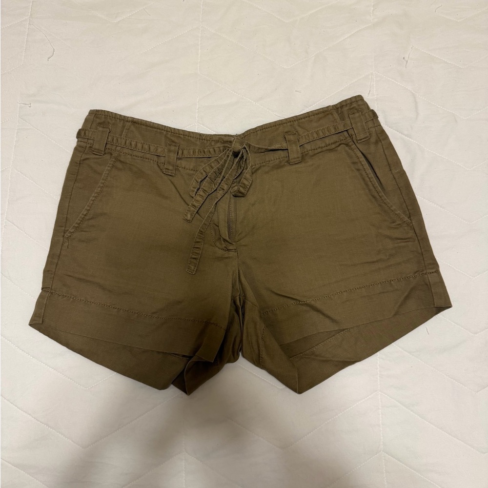 J Crew Brown Tie Shorts